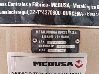 GRANALLADORA DE DOBLE PLATO MEBUSA ABRA G/R62
