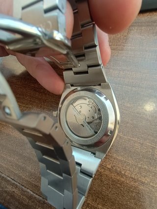 Reloj Automático CADISEN C-8193G Negro/Plata Nuevo