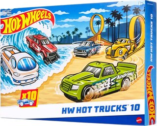 - Hot Wheels pack 10 camionetas juguete