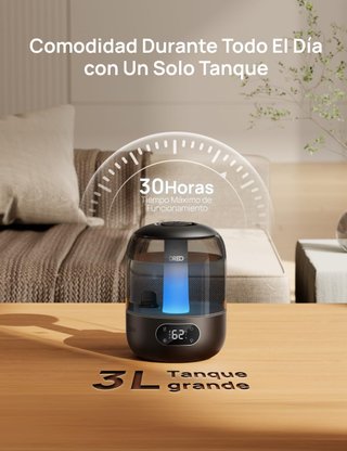 Dreo humidificador silencioso niebla fría bebés