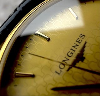 Reloj Longines vintage Quartz Dorado y Negro