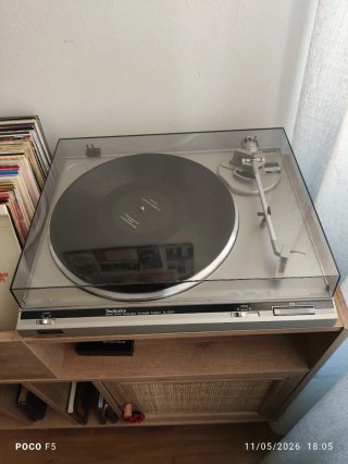 Giradiscos Technics Plata y Negro