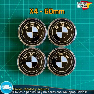 Tapas BMW M Power 60mm x4 Tapacubos Bujes Llantas