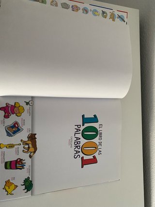 Libro 1001 palabras en ingles y castellano