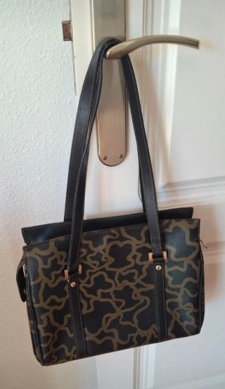 Bolso Tous Vintage Negro y Marrón