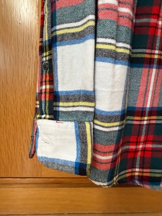 Camisa de franela Amazon Essentials cuadros L