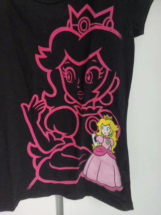 Camiseta Super Mario Princess Peach Talla M