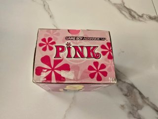 Nueva ! Game Boy Advance SP Girls Edition pink