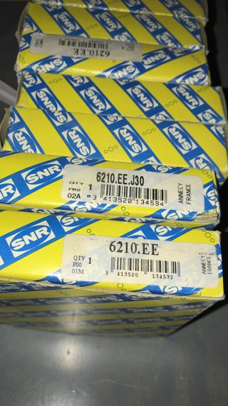 10 Rodamientos SNR 6210.EE