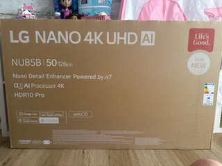 LG 50 4K UHD AI TV NU85B