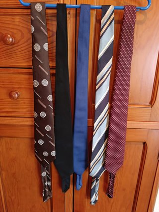 Lote 5 corbatas hombre