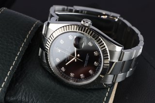 Rolex Datejust 126334 41mm Diamantes Negro