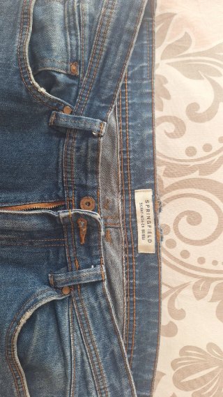 Pantalón vaquero Springfield azul