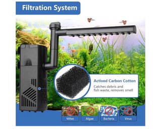 Chollo! Filtro Acuario Hygger 220L/H 3W
