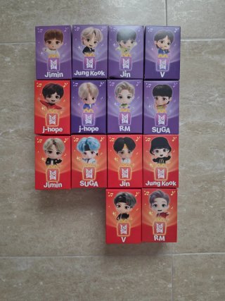 Colección completa BTS McDonald's TinyTAN