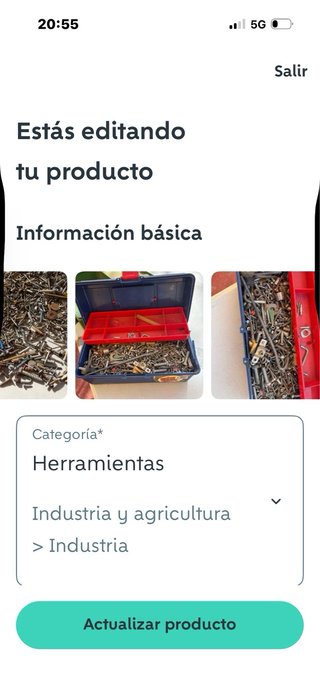 Tijeras de podar  y Caja de herramientas.
