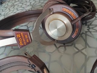 Auriculares PRO.2 Vintage Marrón y Dorado