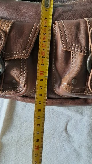 Borsetta Fossil vintage pelle marrone Y2K