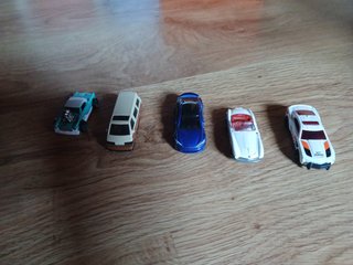Lote de 5 coches Hotwheels