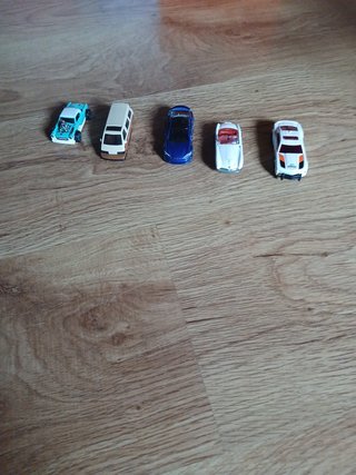 Lote de 5 coches Hotwheels
