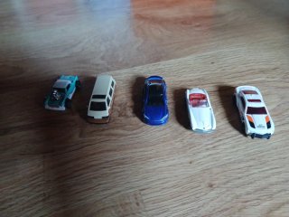Lote de 5 coches Hotwheels