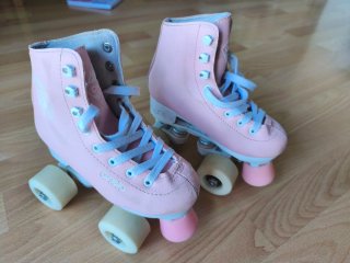 Patines Oxelo niña talla 30 rosa