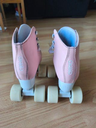 Patines Oxelo niña talla 30 rosa