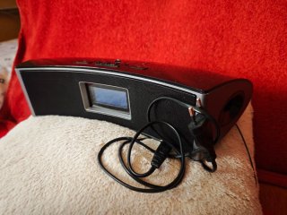 Altavoz con Radio Negro/Plateado