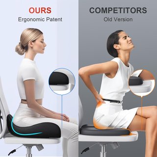 Benazcap cojín ergonómico espuma memoria