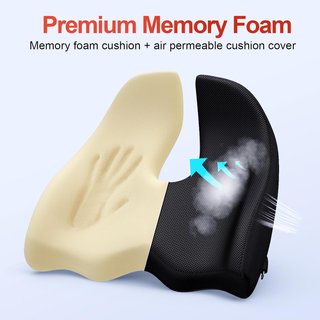 Benazcap cojín ergonómico espuma memoria