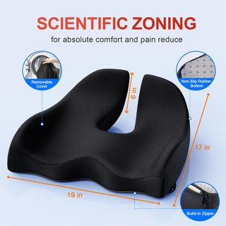 Benazcap cojín ergonómico espuma memoria