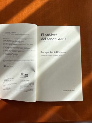 El cadáver del señor García