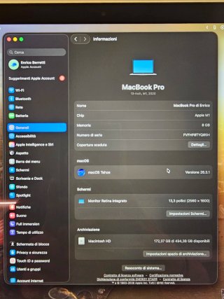MacBook Pro 13 M1 Touch Bar