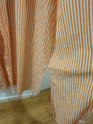 Kimono ZUA rayas naranja y blanco talla única