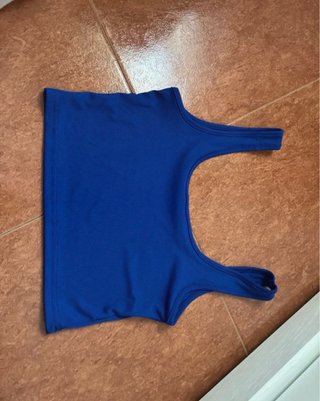 Top azul SHEIN talla XS
