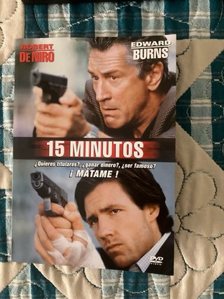 DVD 15 Minutos (Robert De Niro, Edward Burns)
