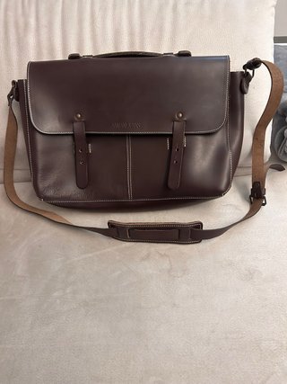 Borsa uomo Armani Jeans marrone pelle