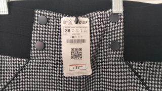 Leggings grises y negros