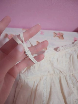 Conjunto beige crema pastel de Zara