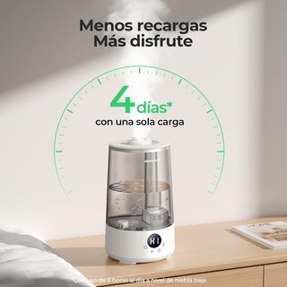 Humidificador ultrasónico silencioso con
