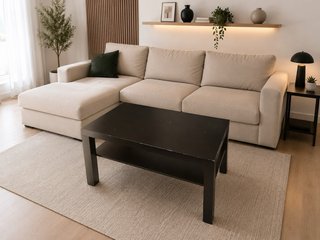 Mesa de comedor con cristal con sillas