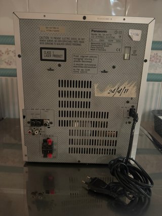 Equipo de música Panasonic SA-AK18