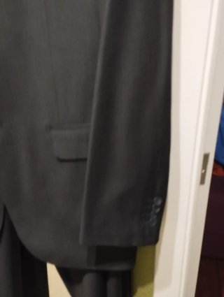 Traje de caballero azul marino