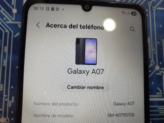 Samsung A07 Negro
