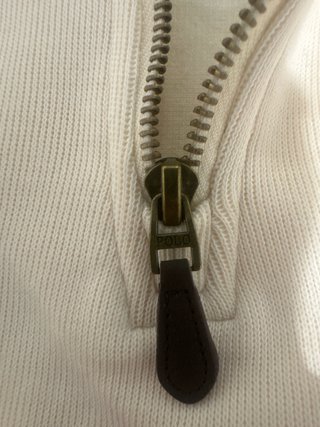 Jersey Polo Ralph Lauren Beige Cremallera