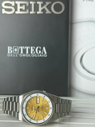 Orologio Seiko 5 Automatico Vintage Giallo