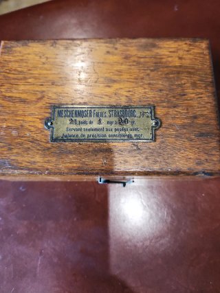 Juego de pesas de precisión