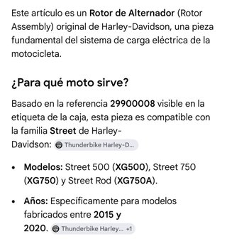 Rotor Alternador Harley Davidson