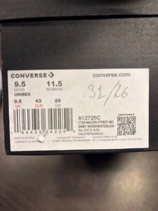 Converse All Star Chuck Taylor Malden Street 43