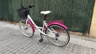 Bicicleta Paseo 24 City Blanca.